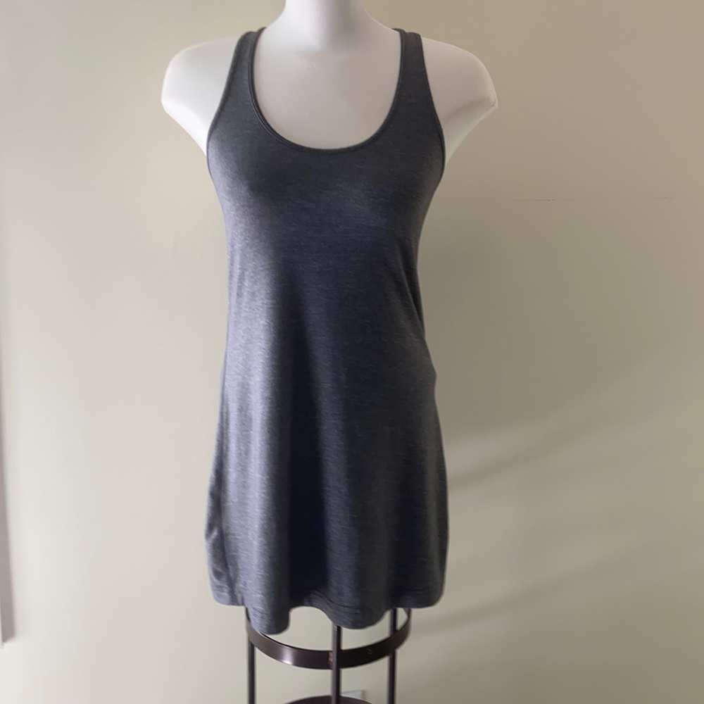 Lululemon racerback gray tank dress